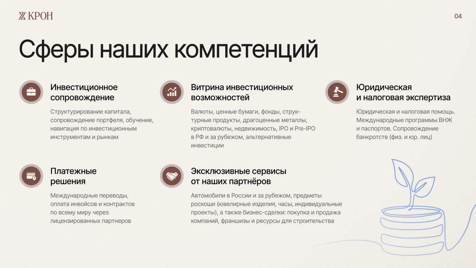 Слайд 5 из 12 презентации КРОН
