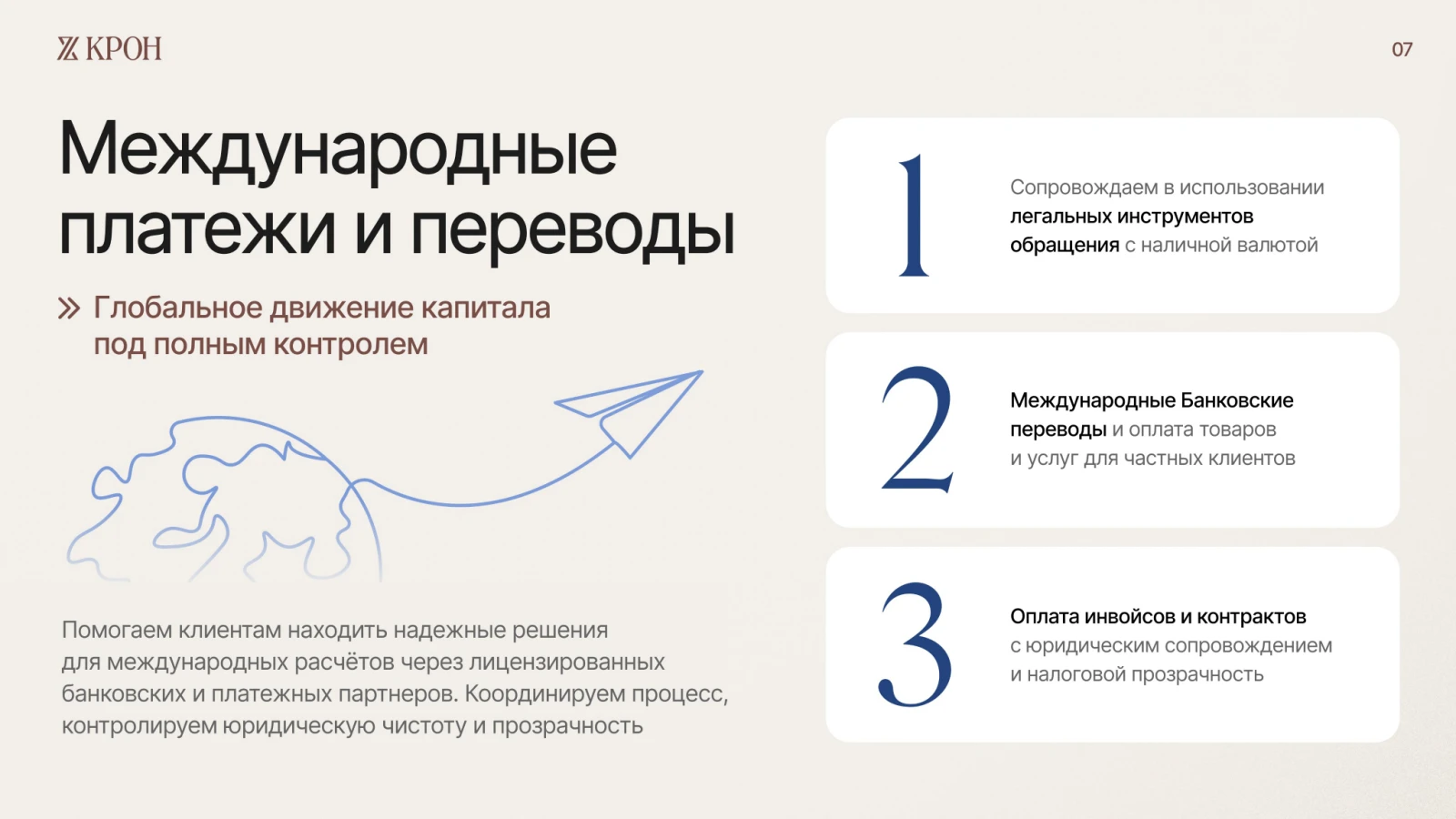 Слайд 8 из 12 презентации КРОН